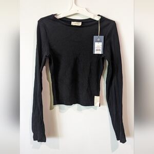 Women's Long Sleeve Ribbed Top - Universal Thread